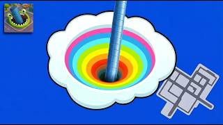 🌈 Hole io - Gameplay Walkthrough Giant Rainbow Black Hole Swallowing The City (Android, iOS)