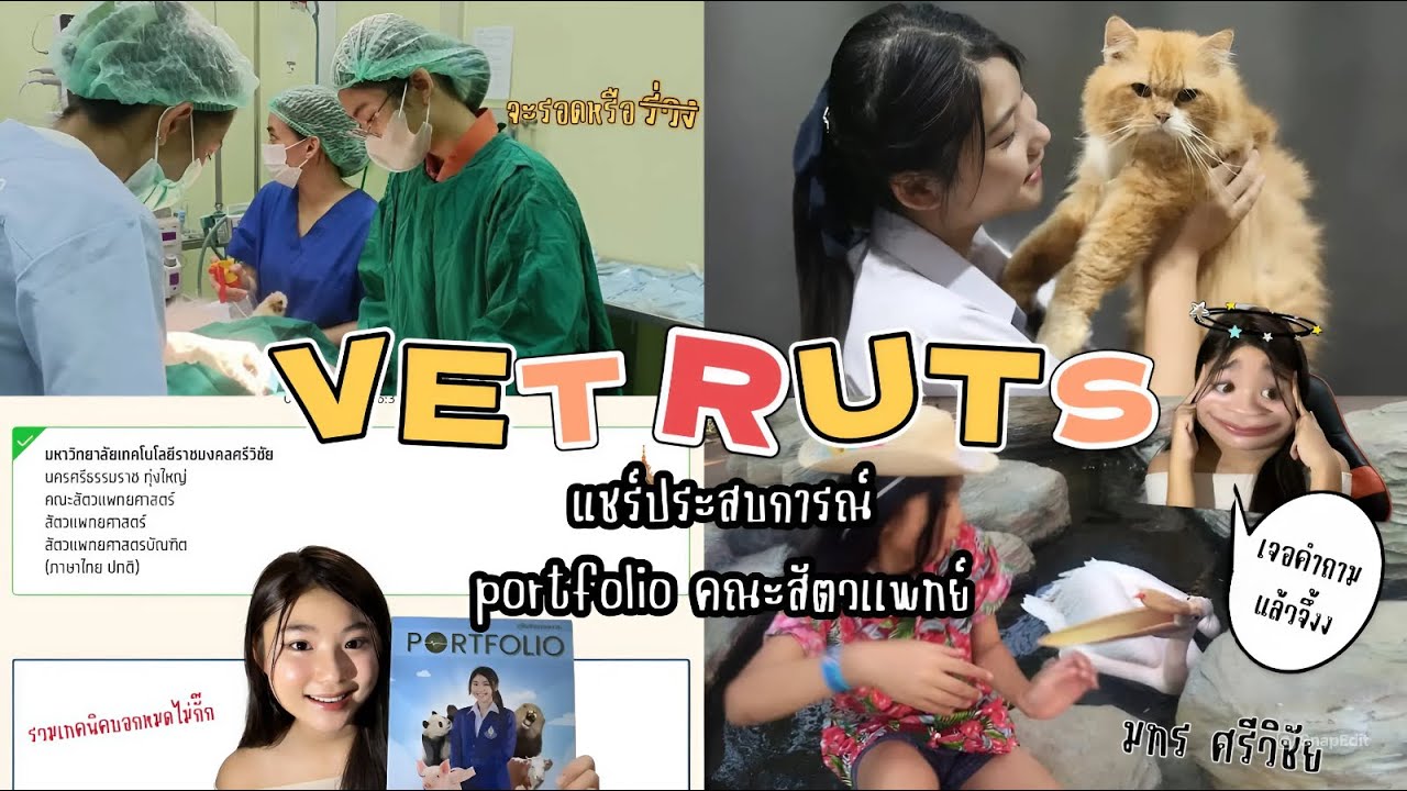 How to ติดคณะสัตวแพทยศาสตร์ รอบPortfolio มหาวิทยาลัยเทคโนโลยีราชมงคลศรีวิชัย #มทรศรีวิชัย #สัตวแพทย์