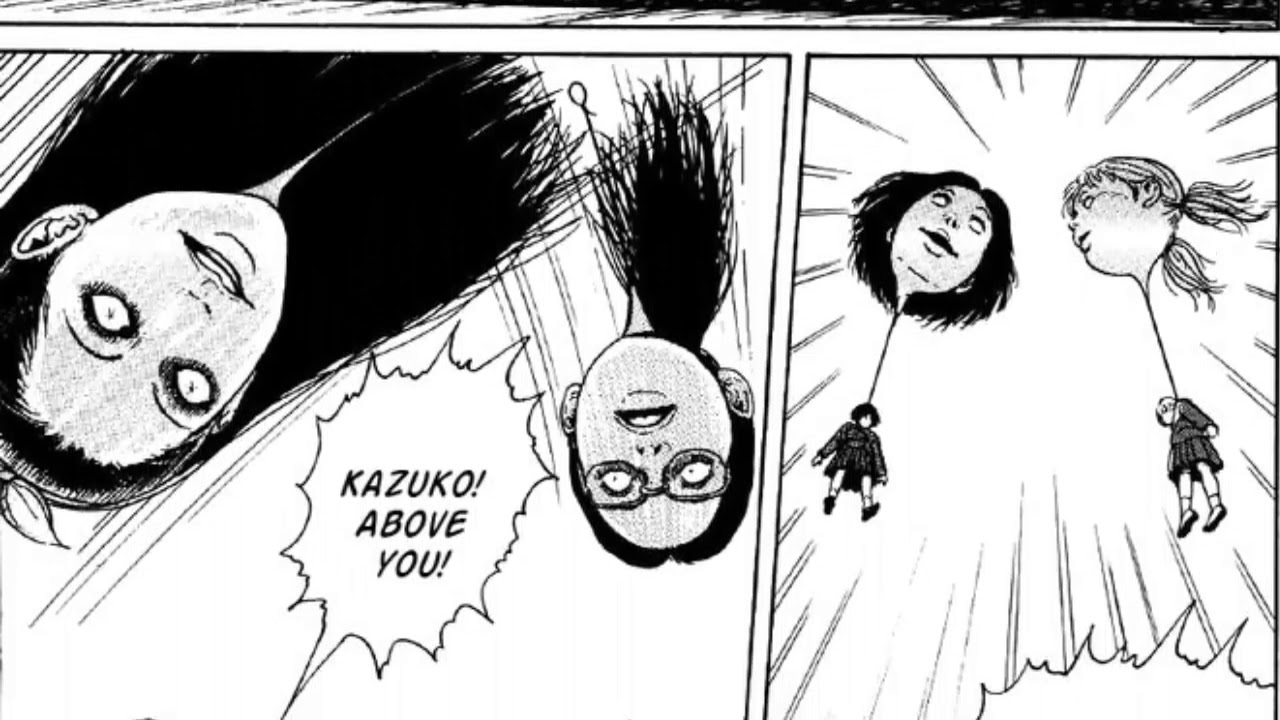 Manga, Macabre, anime, scary, creepy, pasta, junji, ito, spooky, skeleton, hanging...