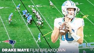 Evan Lazar's Film Breakdown of UNC Quarterback Drake Maye | Patriots Draft Countdown