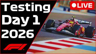 🔴F1 Bahrain Testing - Day 1 - Commentary + Live Timing