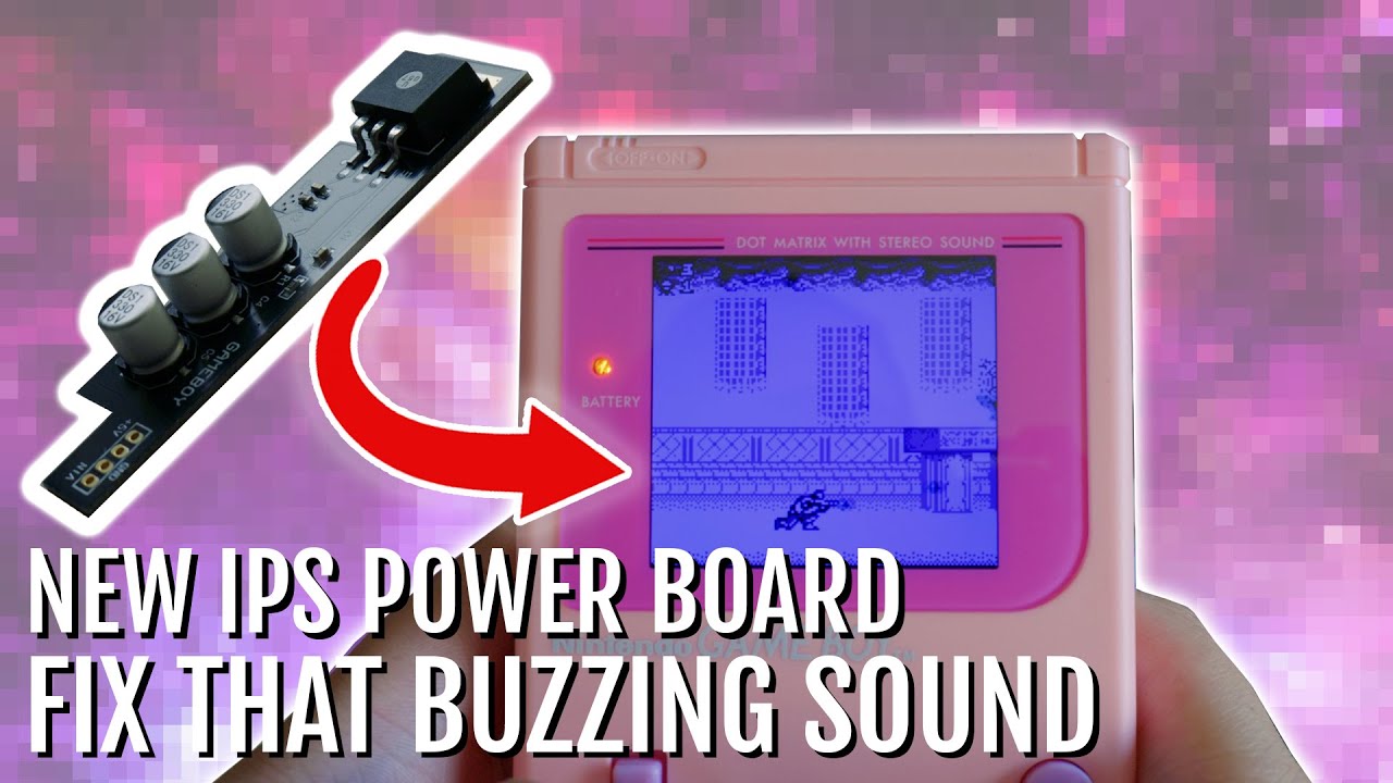No more distortion and buzzing sound! New IPS Power Board for the Gameboy! | An Honest Review