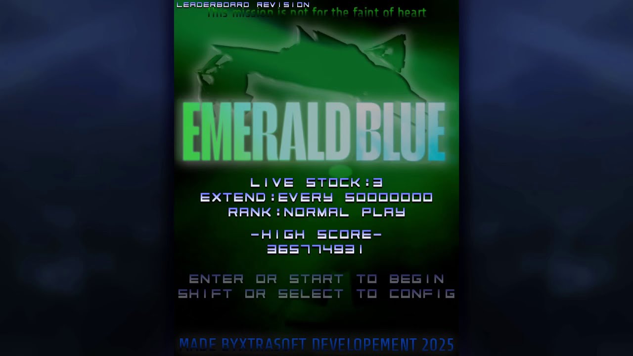 Emerald Blue - 372.2 M - Normal - Speed Mode - 1CC