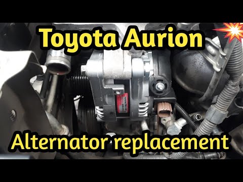 How to Replace an Alternator Toyota camry / aurion / avalon