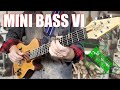 Semi hollow mini bass vi build  bass viulele