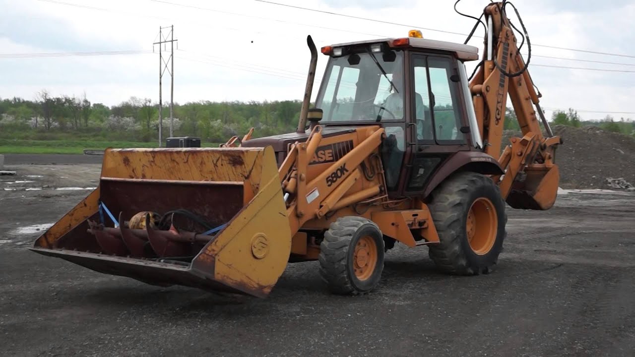 1998 Case 580K Construction King 4X4 Backhoe YouTube
