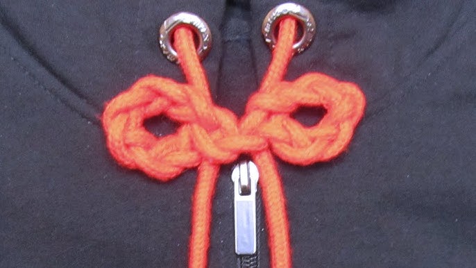 Ave Craft: How to Tie Hoodie Strings for beginners. Easy