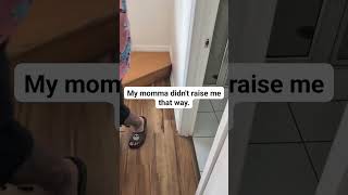 WE LEAVING THE AIRBNB TRASHED?! 😳📉 The text says "trashed," but the eyes don't lie... could NEVER