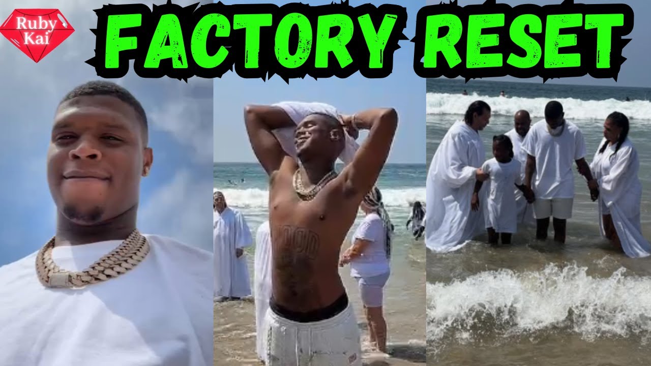 Chrisean Man Bino Got BAPTIZED after being STRESSED OUT‼️HoodTrophy Bino Baptized with His Daughter