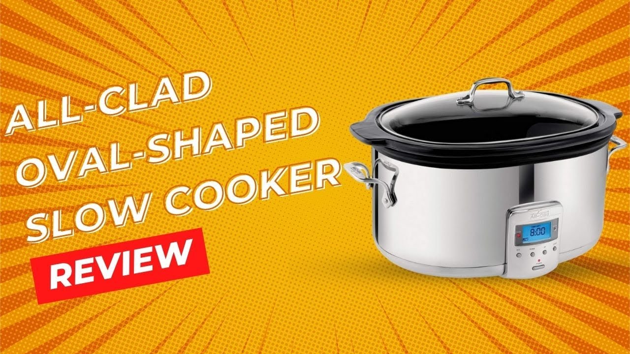 All-Clad Stainless Steel Slow Cooker with Ceramic Insert 6.5 quart