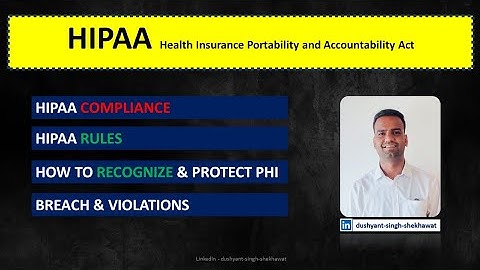 HIPAA - Compliance & Rules | How to recognize & protect PHI. All explained in details 💥