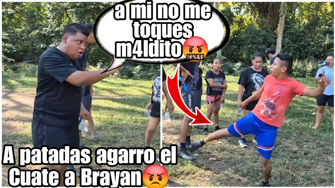 El Cuate le pego tremenda pat4da a Brayan|Se armo fuerte v3rgueo en pleno partido😡