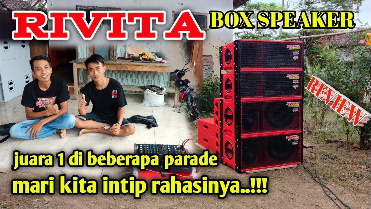 Review Rivita box speaker || sound miniatur juara 1 di beberapa efen balap
