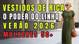 O Guia Definitivo Do Vestido De Linho Para Mulheres Maduras E Elegantes