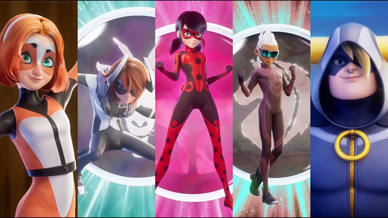 Miraculous Ladybug Season 6 All Transformations | Ladybug ...