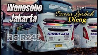 HINO RG MENOLAK PUNAH TERABAS MENYUSURI LEMBAH DIENG‼️😍 (Wonosobo - Jakarta PO Sinar Jaya)