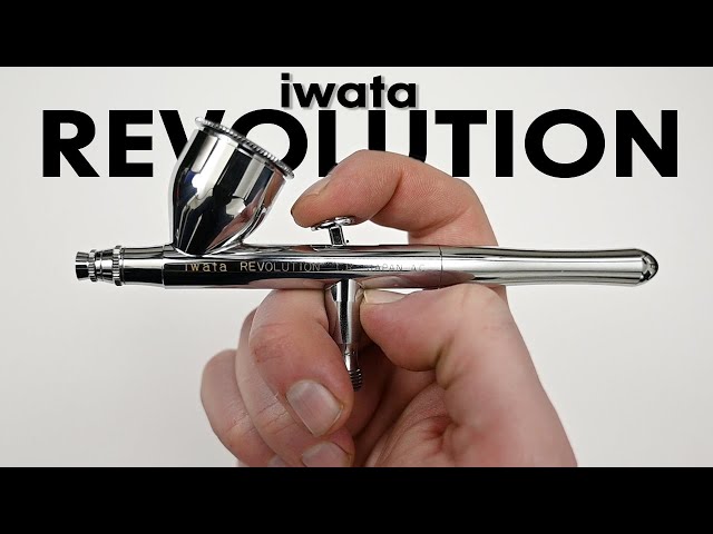 Iwata Revolution HP-CR Gravity Feed Dual Action Airbrush