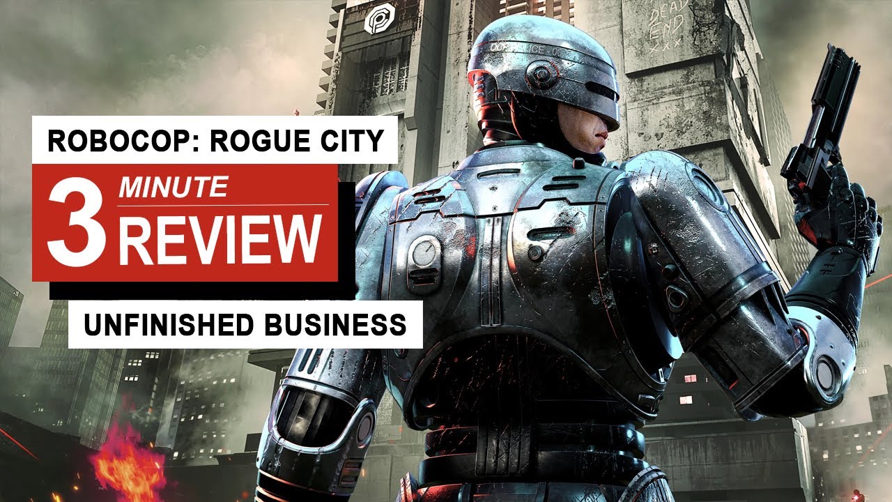 RoboCop: Rogue City — Обзор незаконченного дела за 3 минуты | GamingByte