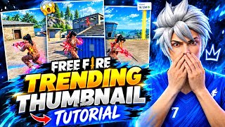 How To Make Thumbnails Like @MrSiamPlays 🔥 |Free Fire Trending Thumbnail 