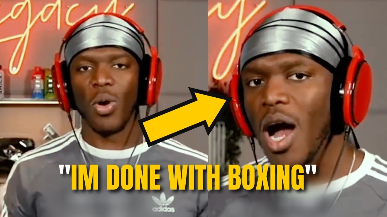 KSI ANNOUNCES HE'S DONE WITH BOXING "IM HANGING UP THE GLOVES" YouTube