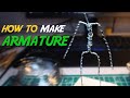 HOW TO MAKE SCULPTURE/FIGURE ARMATURE. TUTORIAL FOR BEGINNERS