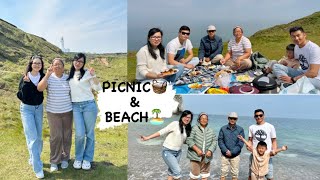 Family day out in beautiful flamborough | Picnic | beach