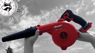 60 Second Review:  Bauer / Harbor Freight Cordless Compact Workshop Blower