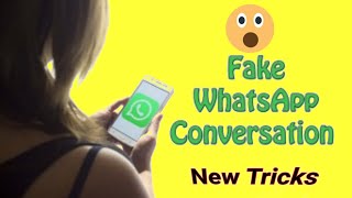 How to Make Fake Whatsapp Chat conversation in Hindi/Fake Chat Conversations on any android 2018 screenshot 1