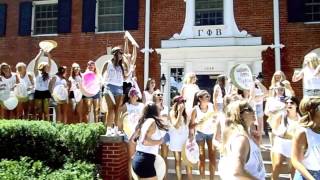 University of Kansas Gamma Phi Beta Bid Day 2015!!