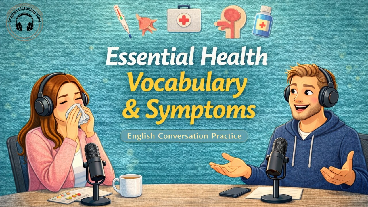 Основные медицинские термины и симптомы | Практика аудирования на английском языке | B1 B2