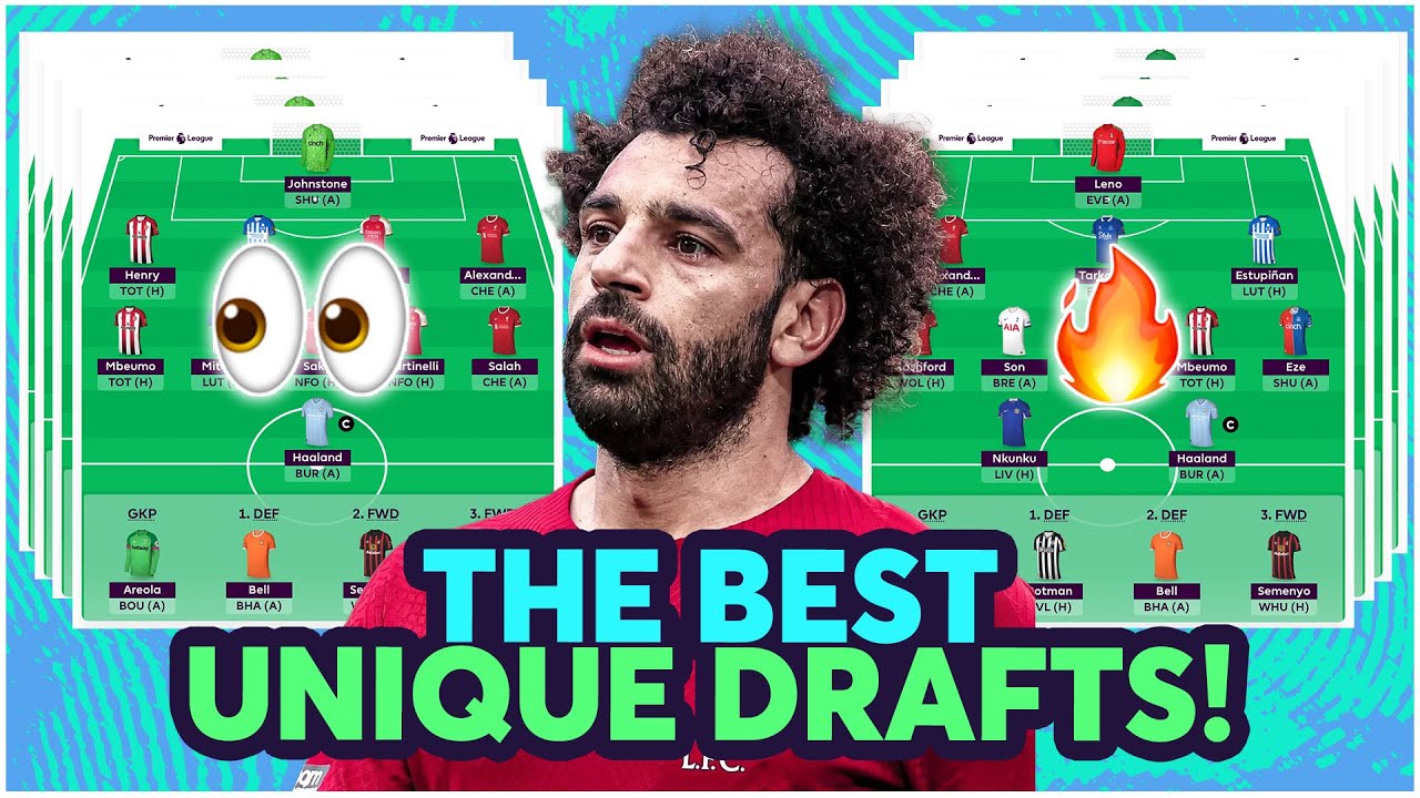 MY FAVOURITE UNIQUE FPL DRAFTS! | 96% AI RATING! 🤖 | Fantasy Premier League Tips 2023/24