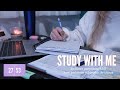 study with me (tempo real) com barulho de chuva e sons ambiente | pomodoro 45/5