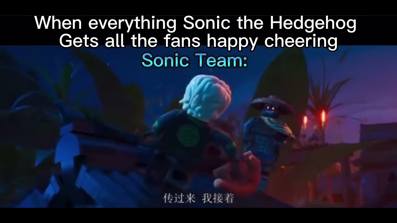 The Sonic Team when everything Sonic goes well 