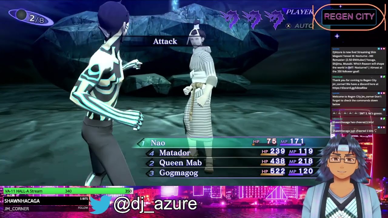 Futomimi's worst enemy is himself in Nocturne