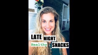 Healthy Late Night Snacks | Weight Gain? | Registered Dietitian Nutritionist (RD) #onebody