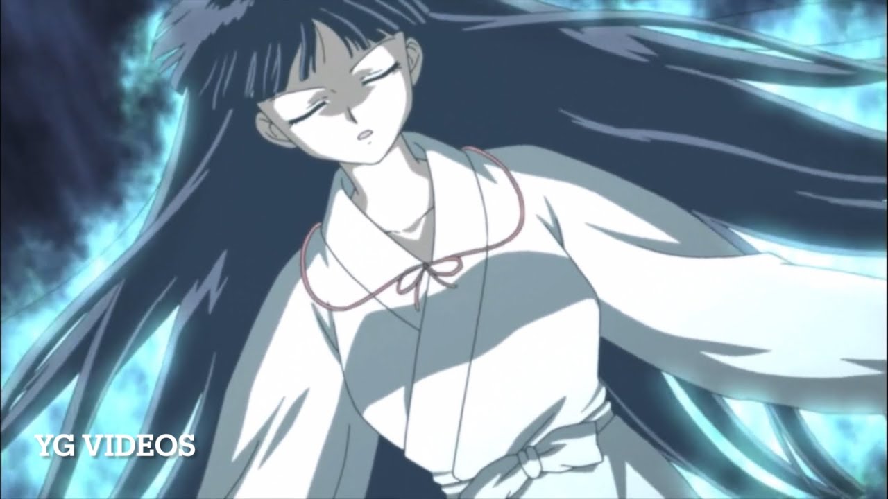 All Kikyo Sacred Arrow & Power Scenes - Inuyasha