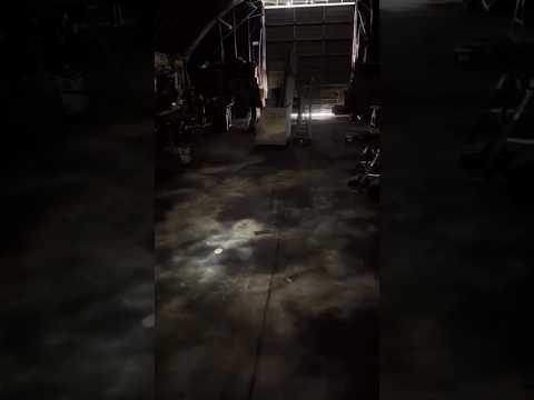 A hole in the roof of a shed makes a pinhole camera.