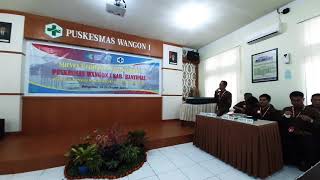Sambutan Kepala Puskesmas Exit Conference Reakreditasi