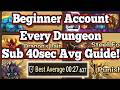 Can't Make Sub 40 Second Dungeon Teams? THEN THIS VIDEO IS FOR YOU! - Summoners War