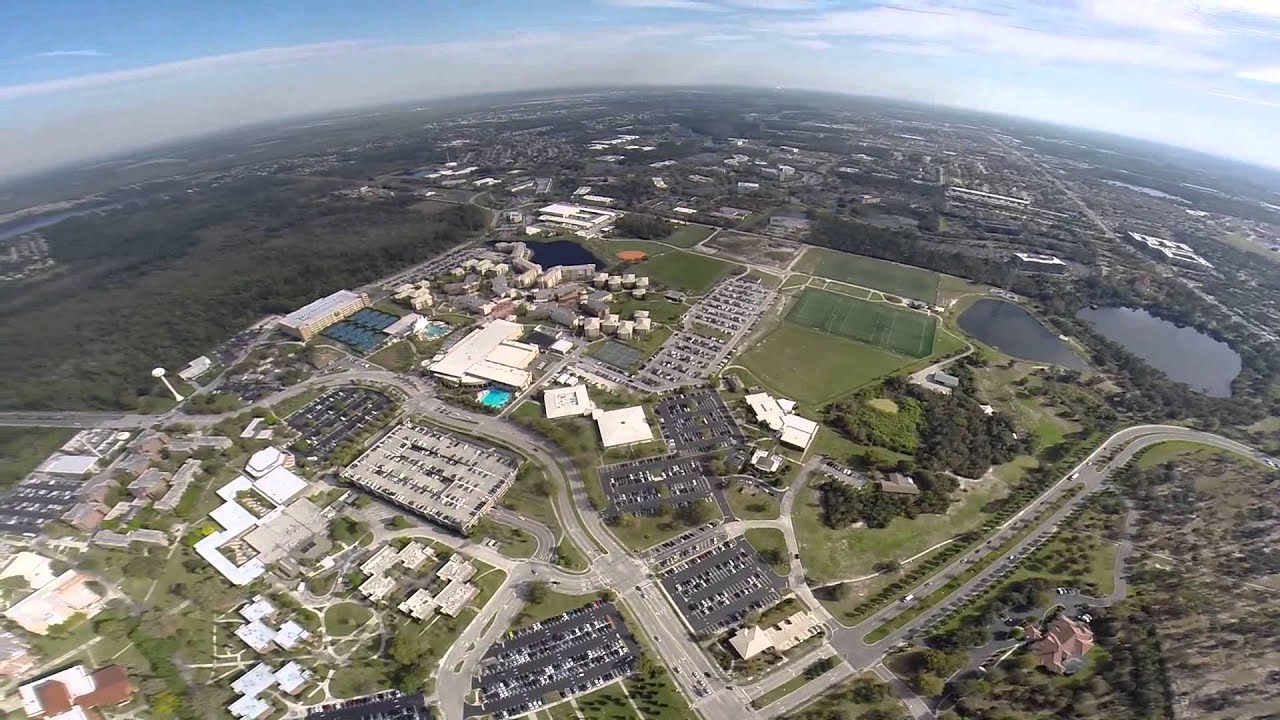 UCF Knights University of Central Florida Campus Aerial View