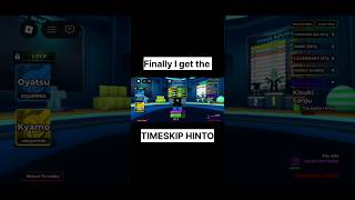 THE BEST STYLE EVER ❤️  I GET THE TIMESKIP HINTO 🥹🥹 #shorts #roblox #vbl #volleyballlegends