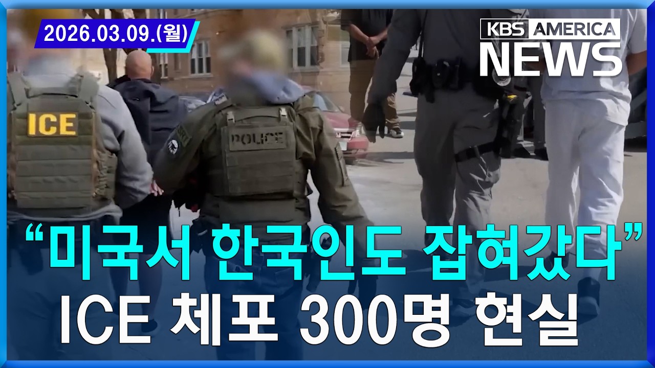 “미국서 한국인도 잡혀갔다”… ICE 체포 300명 현실 / 2026. 03. 09