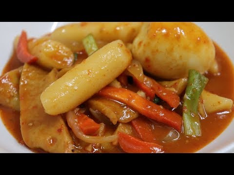 맛있는] 떡볶이 만들기 비법!! 양파많이 넣고~ [강쉪] Spicy rice cake (Tteokbokki)