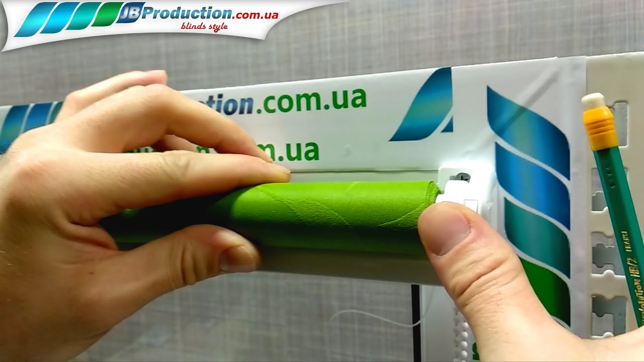 Замер и Установка Рулонных штор Compact Открытого типа с направляющей ...