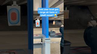 At the gun range do you like that sweet smell & taste ✅ or ❌? #firearmstraining