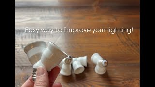 Smart Lighting! Add lighting with Twin Light Bulb Splitter Adapter #homeimprovement