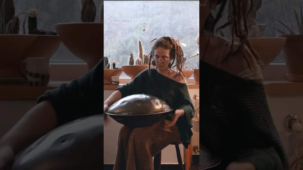 A solo by AUKA on her Yishama Tiny Beach #handpan #yishama #music #healingmusic