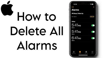How to Delete All Alarms on iPhone