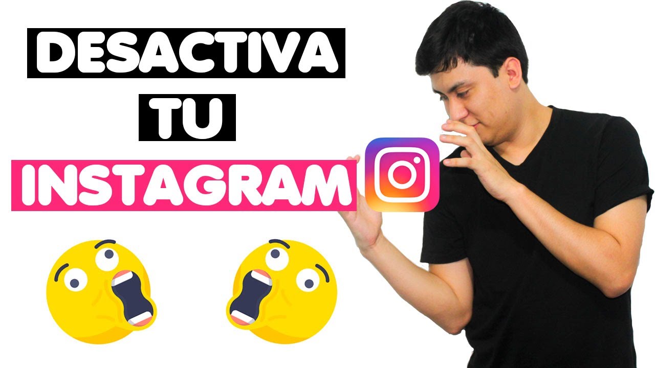 Como DESACTIVAR Mi Instagram Temporalmente Desde PC Y M vil 2020 YouTube