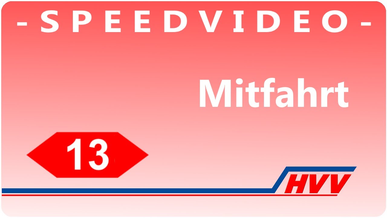 Speedvideo I HVV Mitfahrt Linie 13 S Veddel - Kirchdorf Süd I HD 60 fps